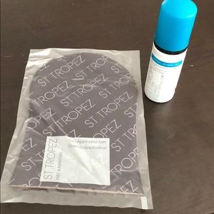 St. Tropez self tanning mousse and applicator mitt